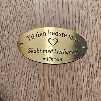 Lakeret messing MOR 350 x 350 fil til billeder